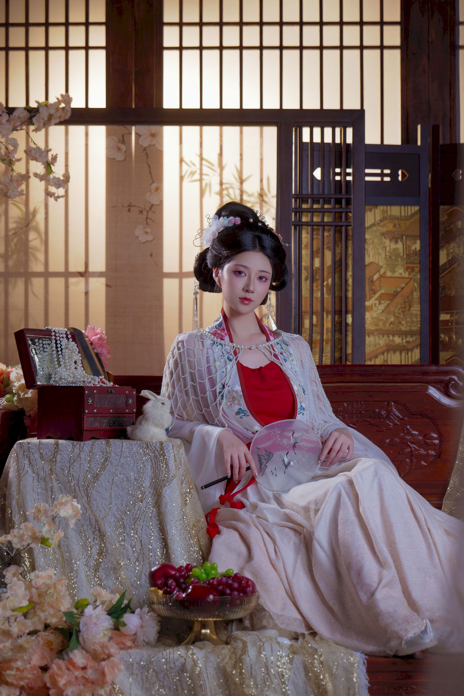 古典美女Nnian优雅迷人如仙女下凡勾魂娇羞写真-御萝岛屿