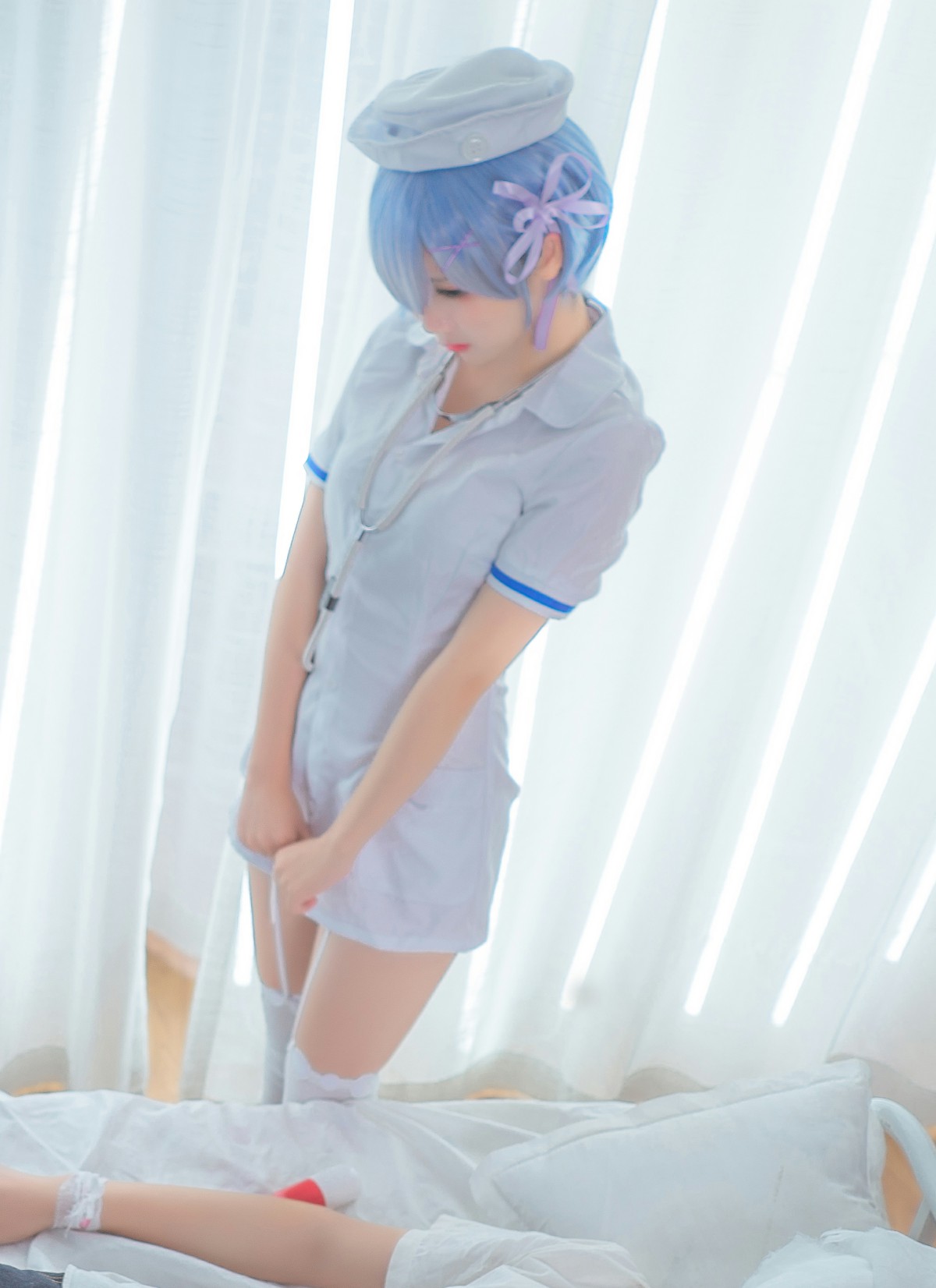 图片[13]-[Cosplay]面饼仙儿 – 蕾姆护士装 – COSPLAY-御萝岛屿