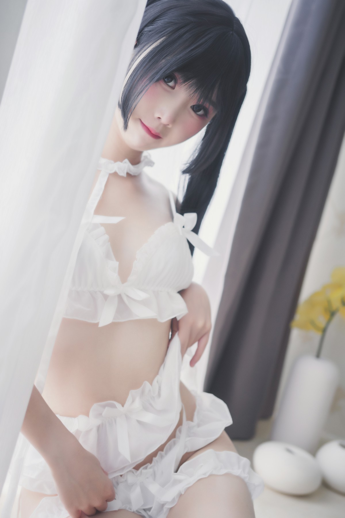 图片[8]-[Cosplay]面饼仙儿 – 脑内少女 白内衣 – COSPLAY-御萝岛屿