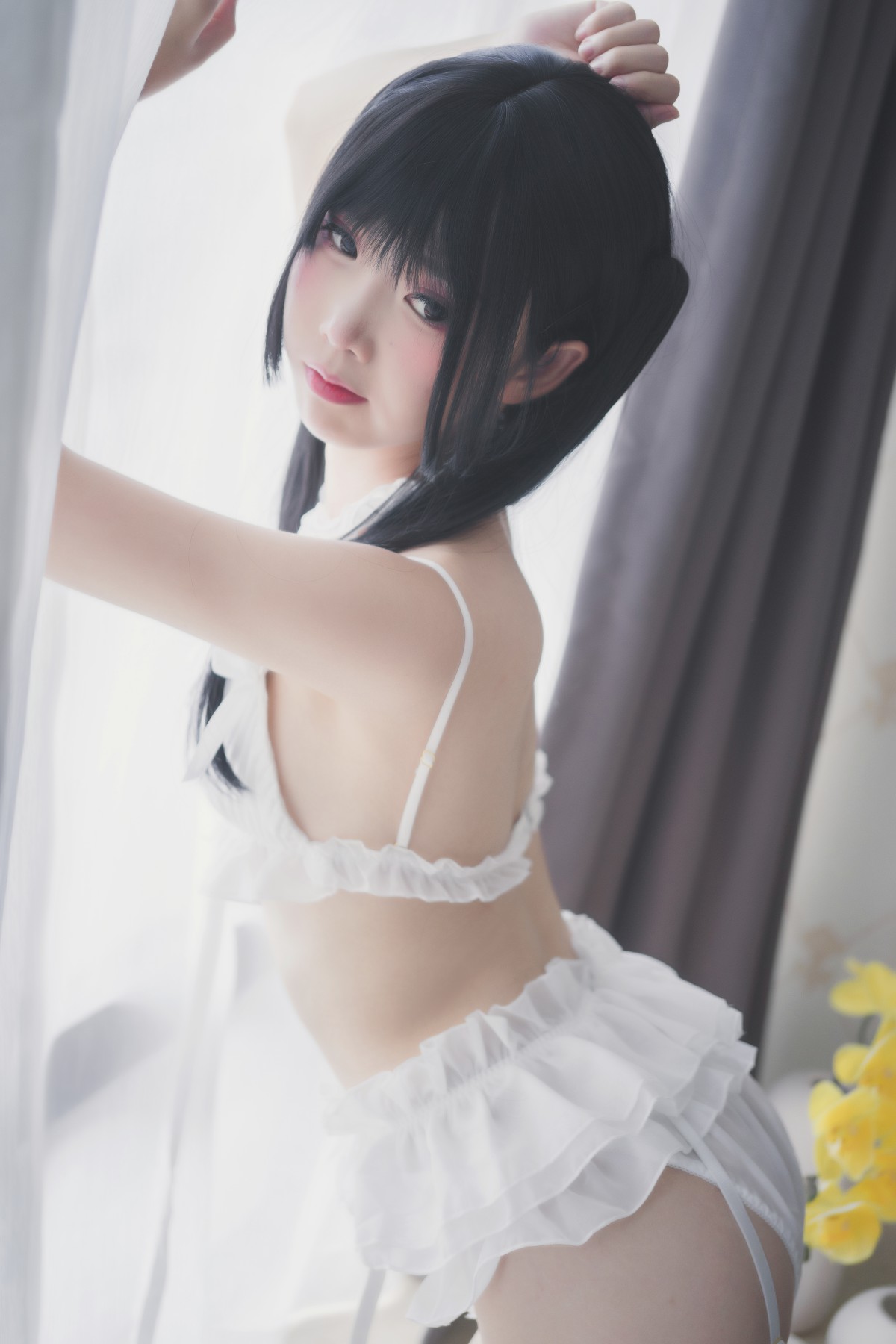 图片[10]-[Cosplay]面饼仙儿 – 脑内少女 白内衣 – COSPLAY-御萝岛屿