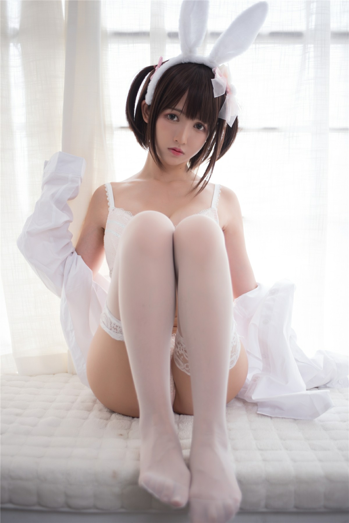 图片[11]-[Cosplay]鳗鱼霏儿 – 兽耳 白色蕾丝情趣 – COSPLAY-御萝岛屿