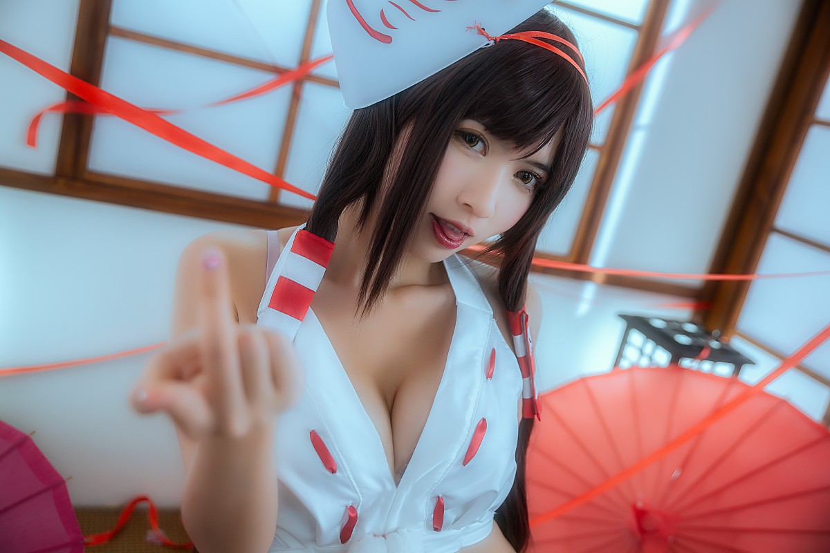 图片[14]-[Cosplay]鳗鱼霏儿 – 巫女 – COSPLAY-御萝岛屿