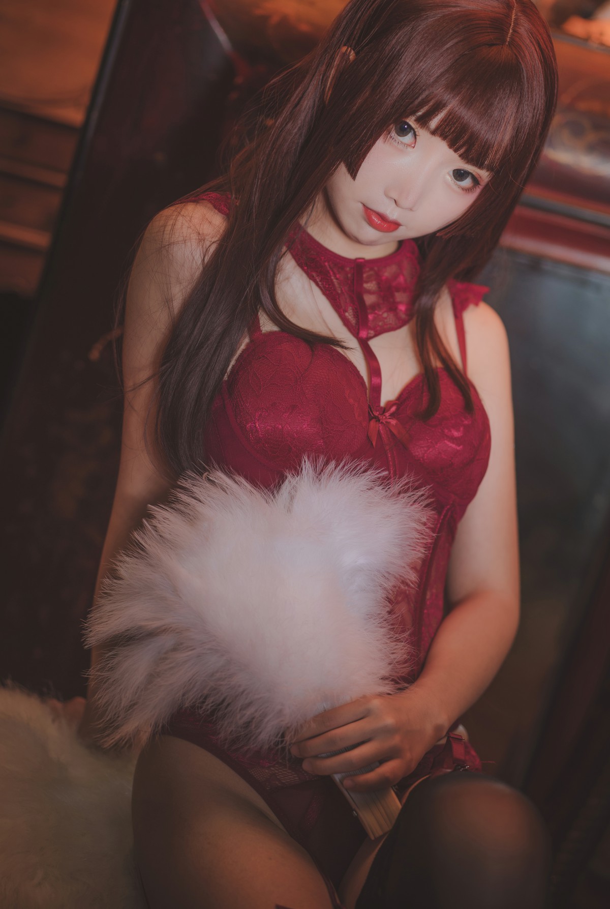 图片[11]-[Cosplay]面饼仙儿 – 脑内少女 红色束衣 – COSPLAY-御萝岛屿