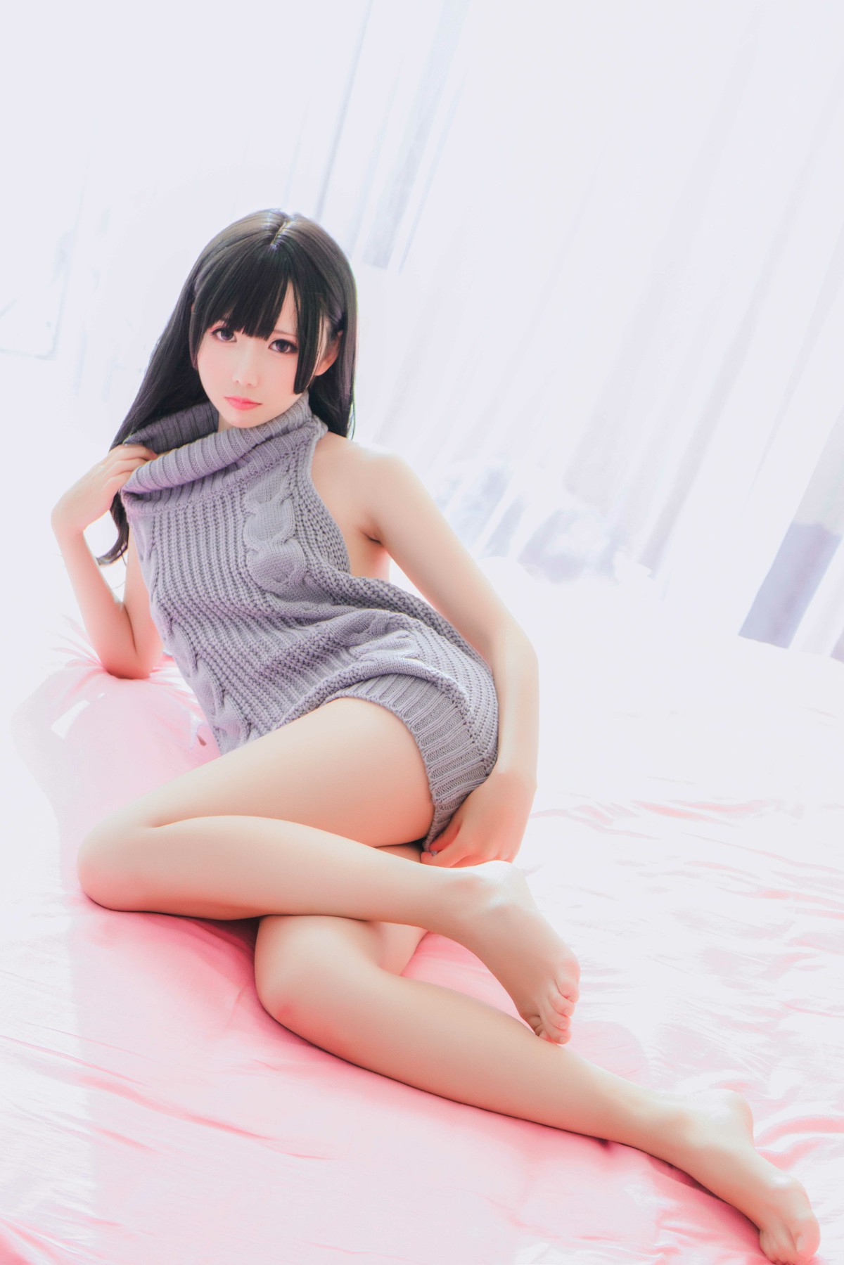 图片[2]-[Cosplay]面饼仙儿 – 露背毛衣 – COSPLAY-御萝岛屿