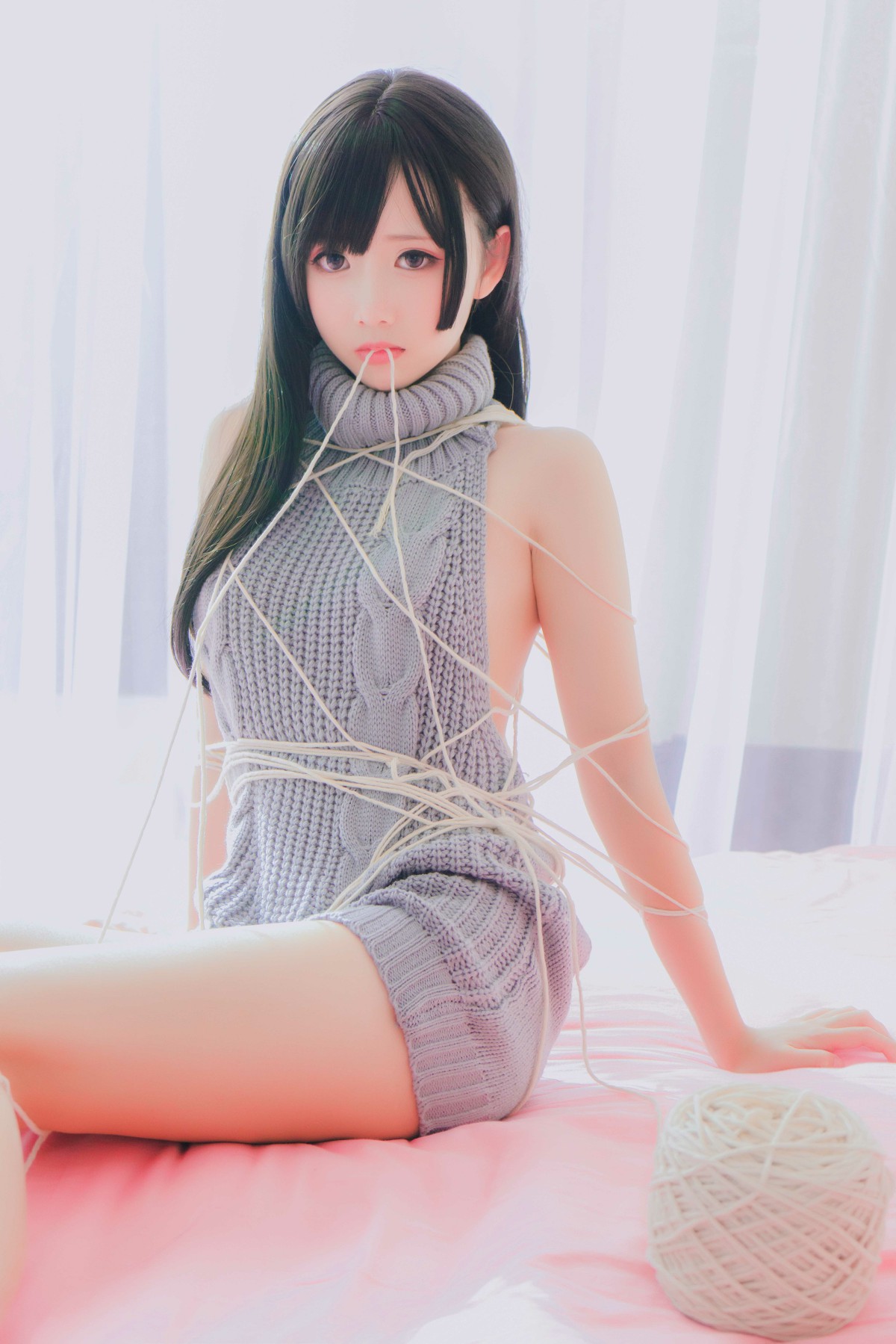 图片[5]-[Cosplay]面饼仙儿 – 露背毛衣 – COSPLAY-御萝岛屿