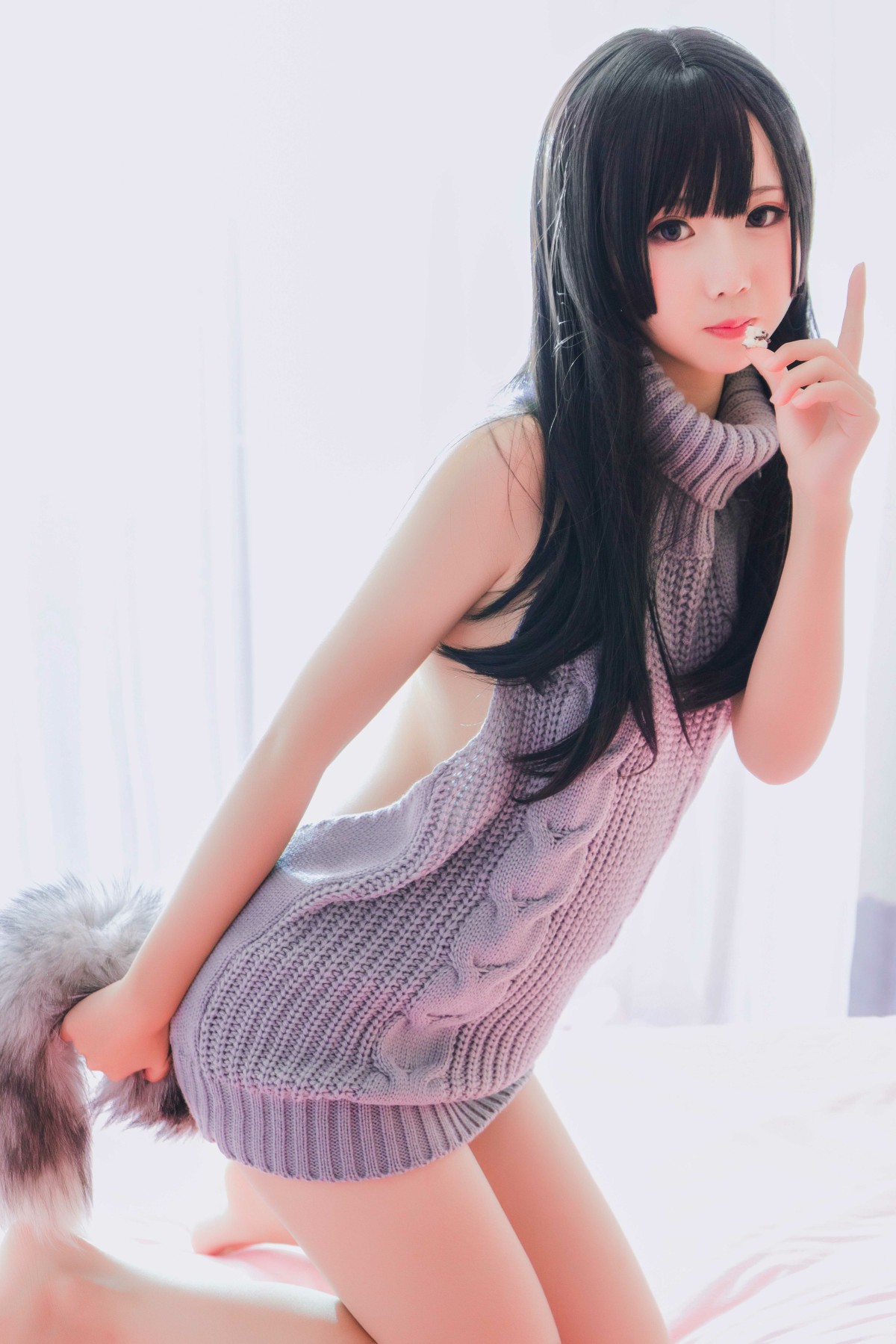 图片[11]-[Cosplay]面饼仙儿 – 露背毛衣 – COSPLAY-御萝岛屿