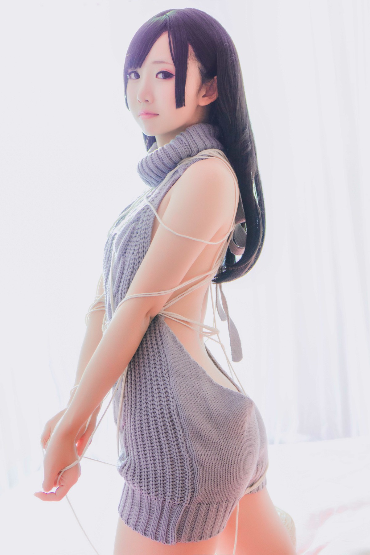 图片[37]-[Cosplay]面饼仙儿 – 露背毛衣 – COSPLAY-御萝岛屿