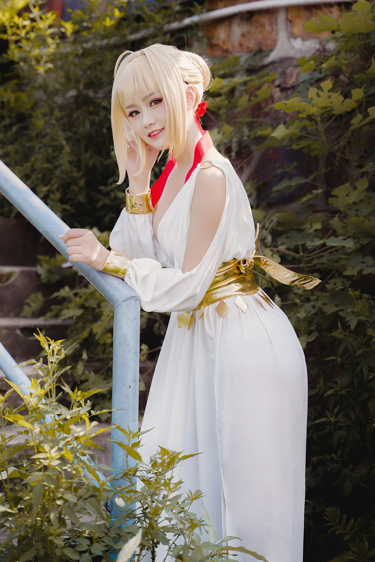 图片[2]-甜美女神 白裙飘逸难以抵挡的诱惑 – COSPLAY-御萝岛屿
