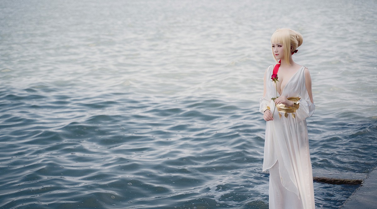 图片[7]-甜美女神 白裙飘逸难以抵挡的诱惑 – COSPLAY-御萝岛屿