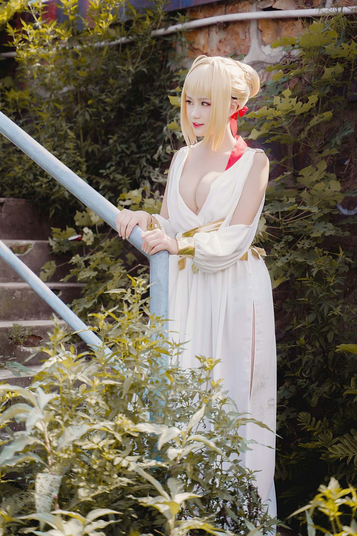 图片[9]-甜美女神 白裙飘逸难以抵挡的诱惑 – COSPLAY-御萝岛屿