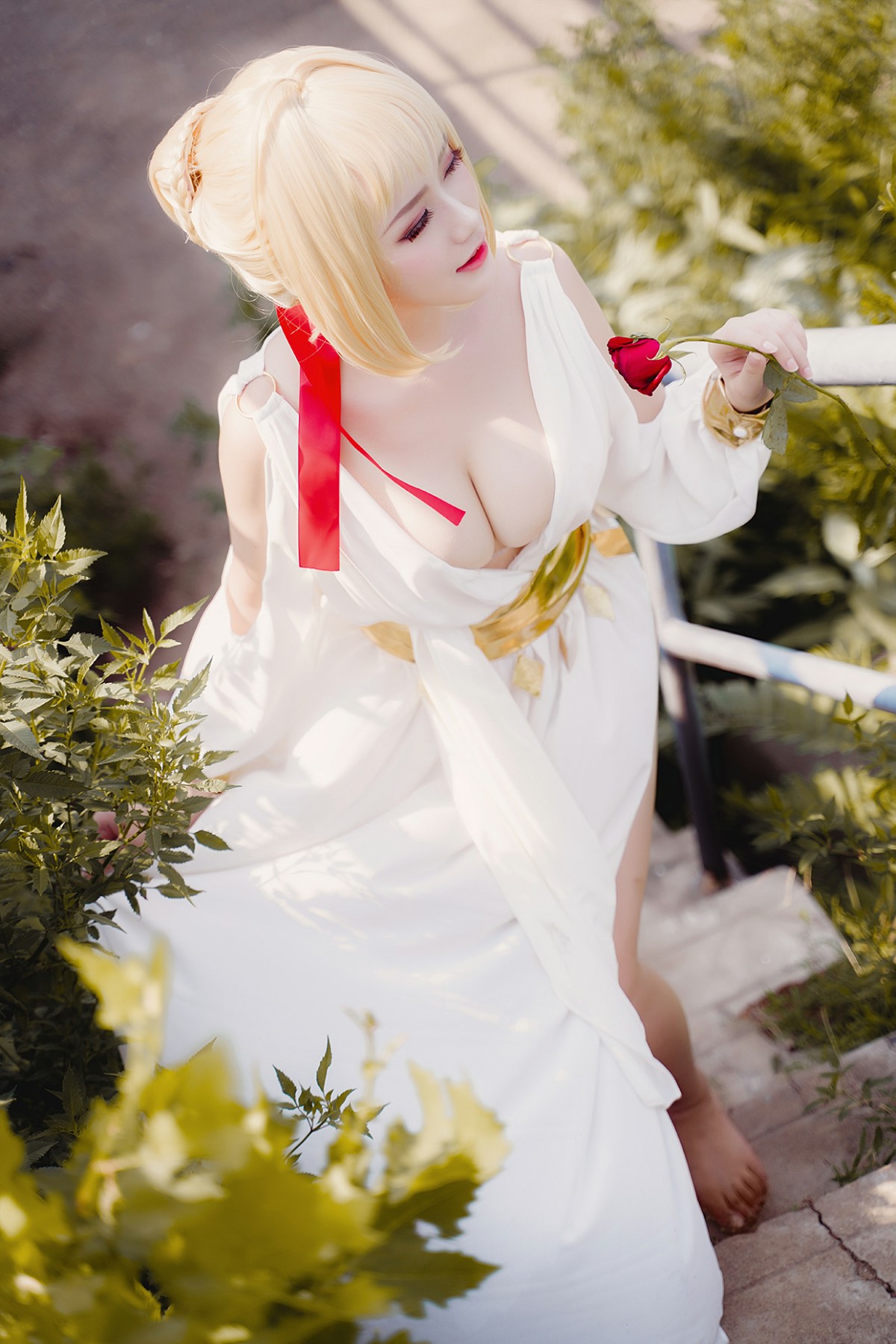 图片[10]-甜美女神 白裙飘逸难以抵挡的诱惑 – COSPLAY-御萝岛屿