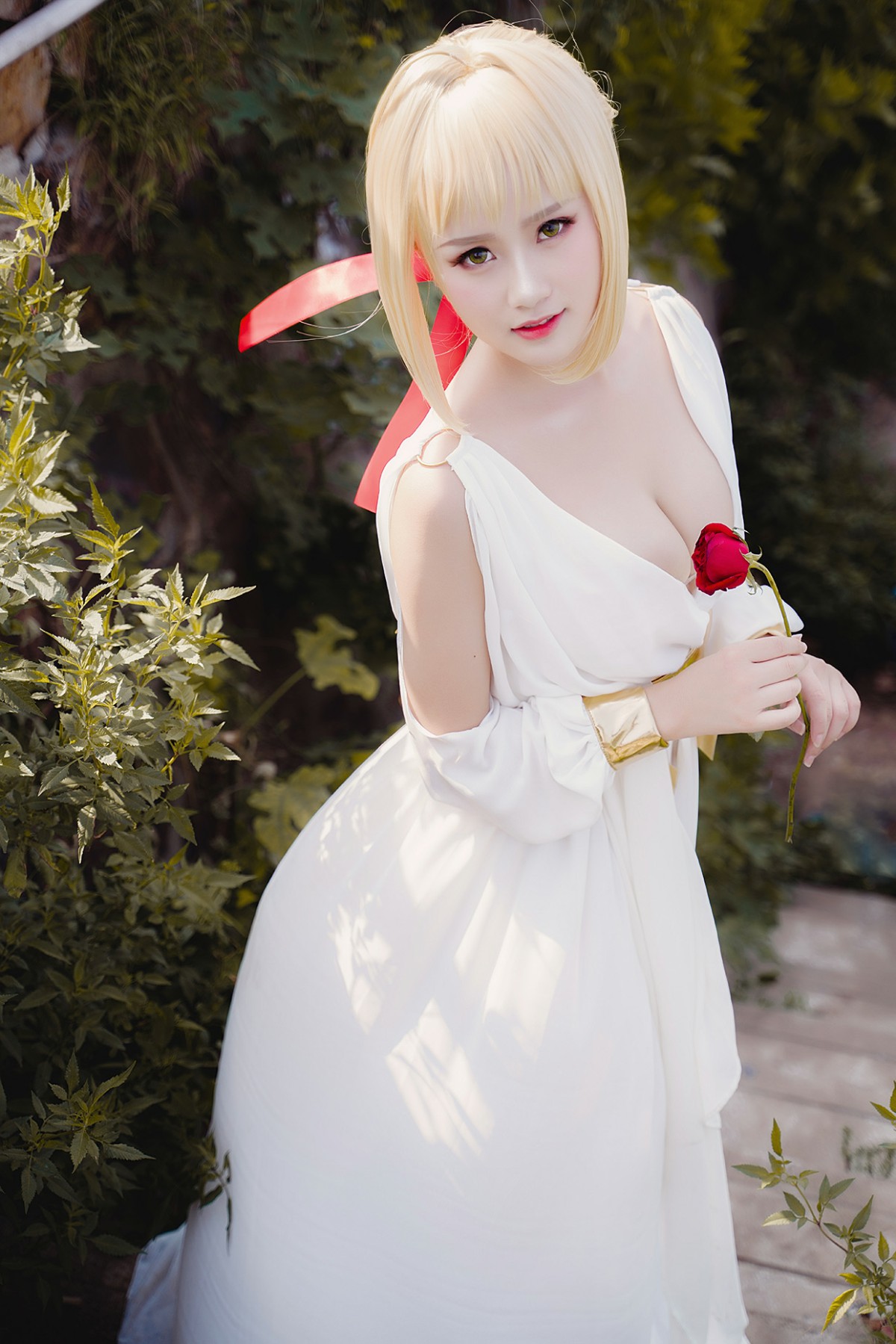 图片[14]-甜美女神 白裙飘逸难以抵挡的诱惑 – COSPLAY-御萝岛屿