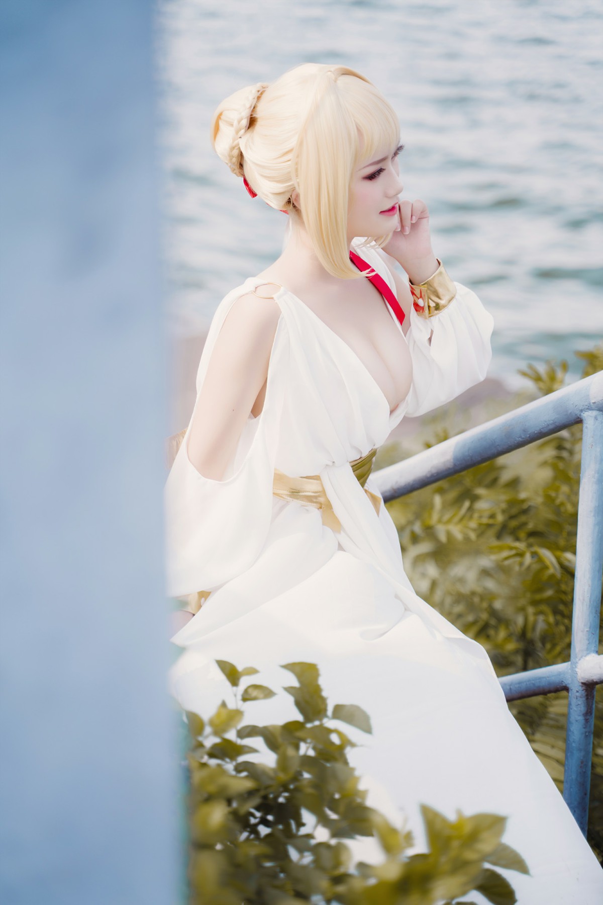 图片[15]-甜美女神 白裙飘逸难以抵挡的诱惑 – COSPLAY-御萝岛屿