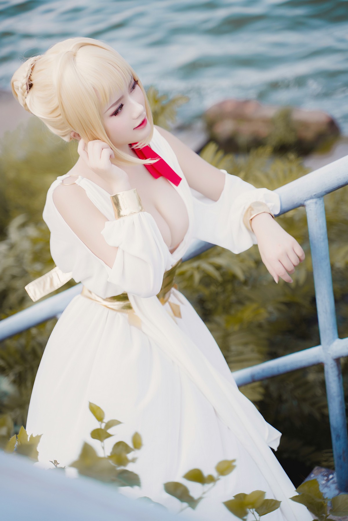 图片[16]-甜美女神 白裙飘逸难以抵挡的诱惑 – COSPLAY-御萝岛屿