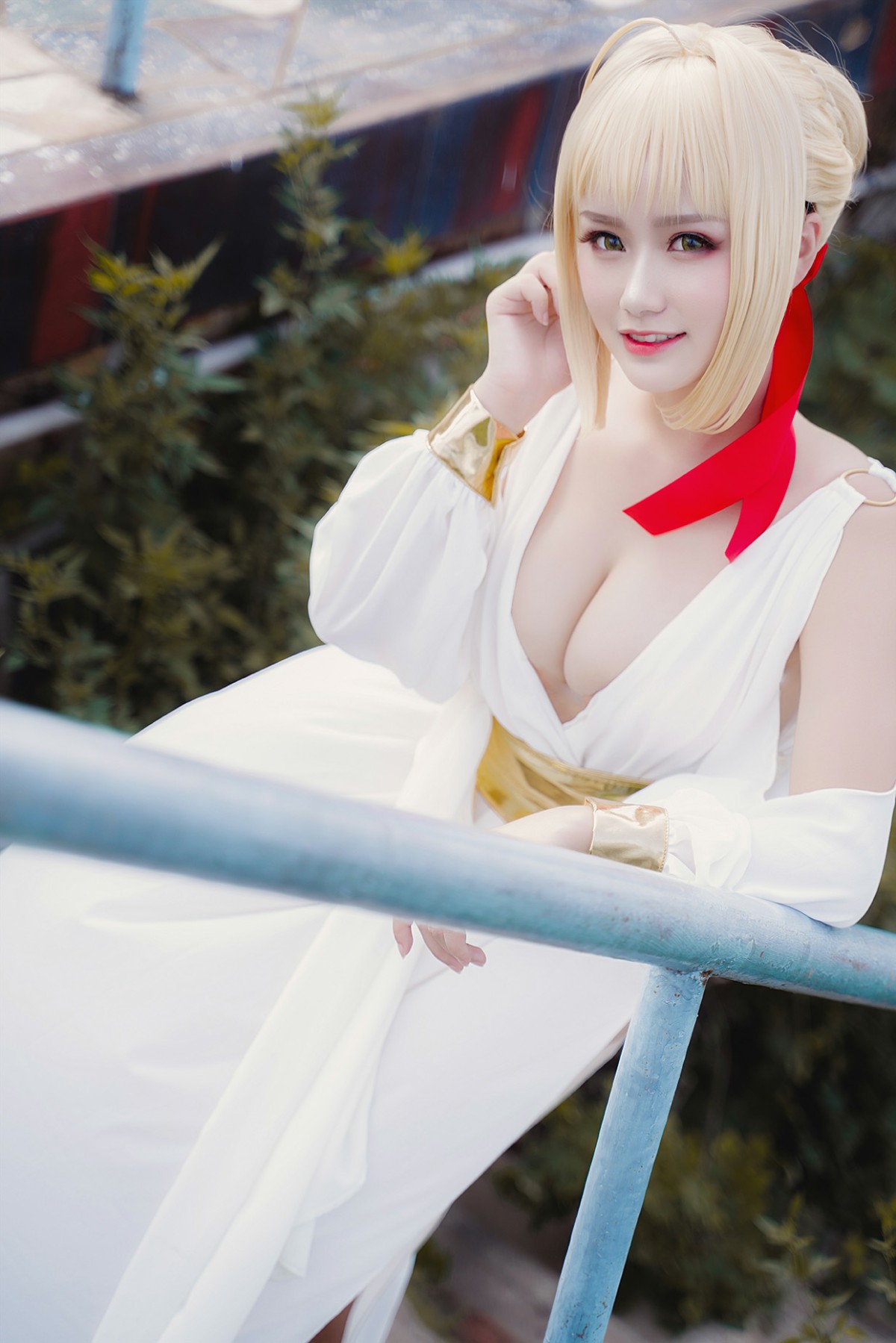 图片[17]-甜美女神 白裙飘逸难以抵挡的诱惑 – COSPLAY-御萝岛屿