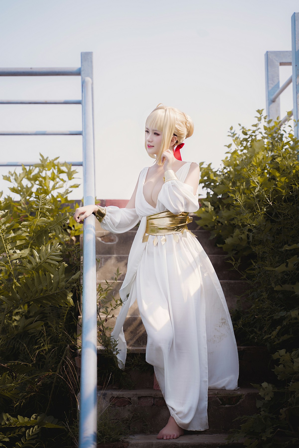 图片[18]-甜美女神 白裙飘逸难以抵挡的诱惑 – COSPLAY-御萝岛屿