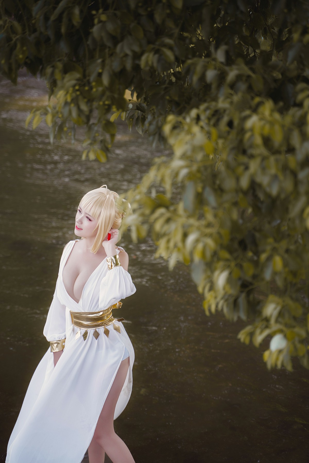 图片[22]-甜美女神 白裙飘逸难以抵挡的诱惑 – COSPLAY-御萝岛屿