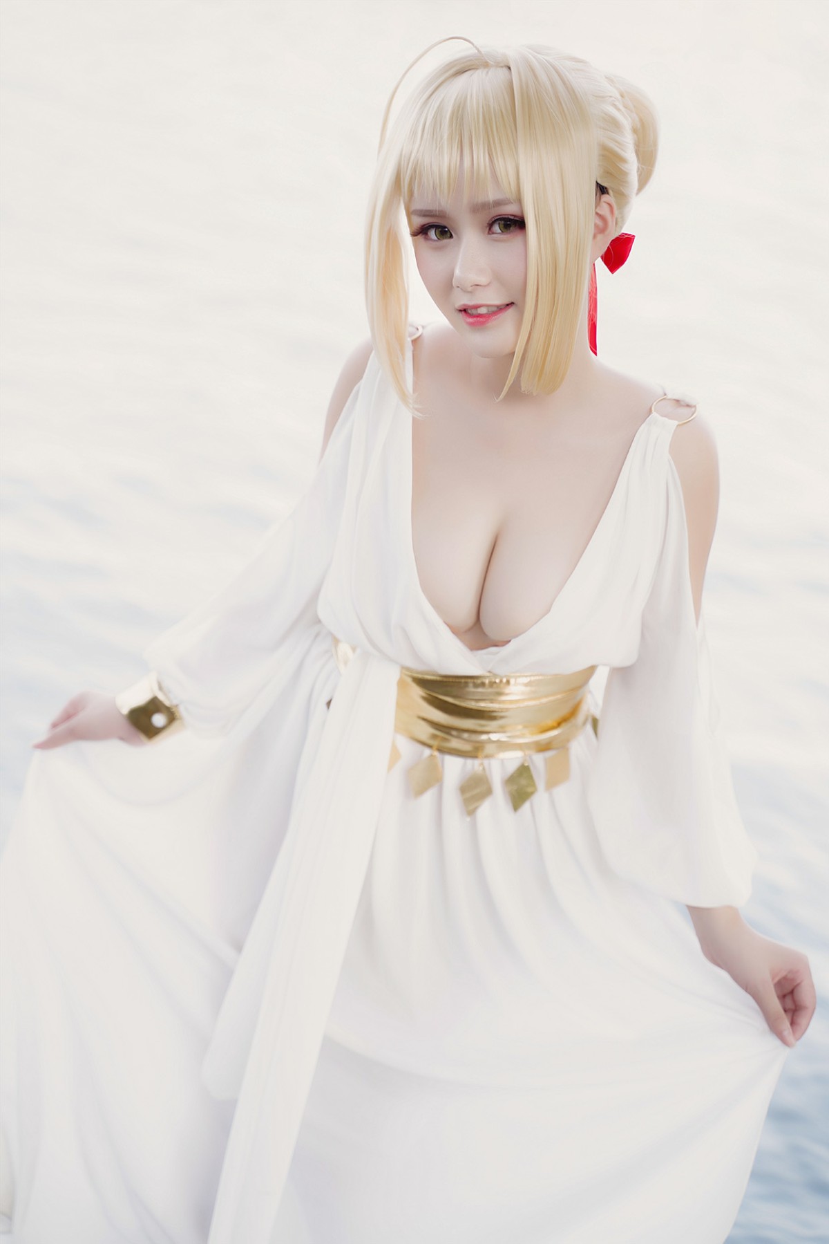 图片[24]-甜美女神 白裙飘逸难以抵挡的诱惑 – COSPLAY-御萝岛屿
