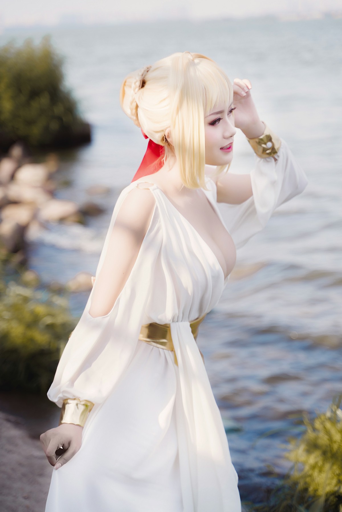 图片[27]-甜美女神 白裙飘逸难以抵挡的诱惑 – COSPLAY-御萝岛屿