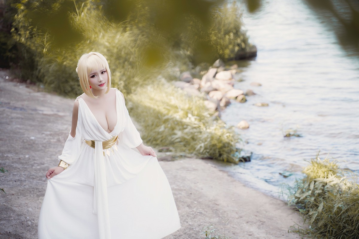 图片[29]-甜美女神 白裙飘逸难以抵挡的诱惑 – COSPLAY-御萝岛屿