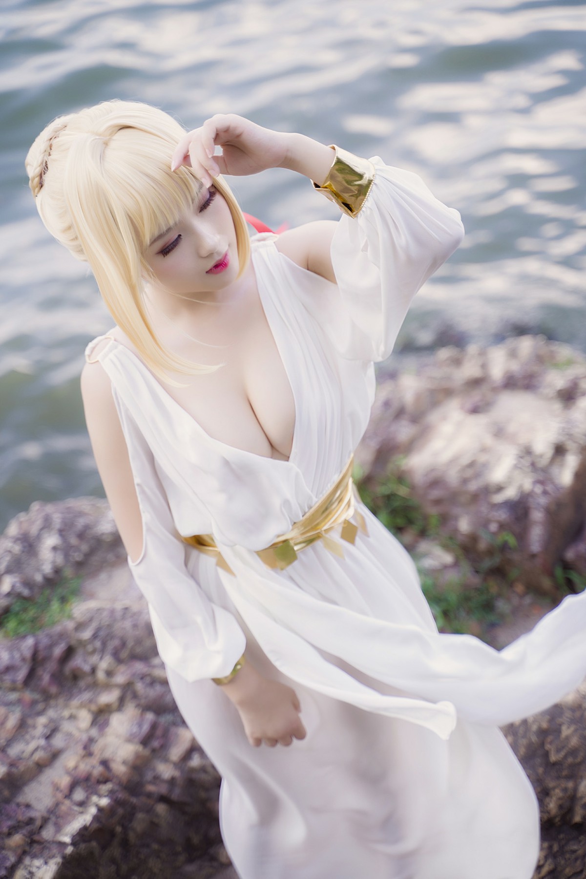 图片[30]-甜美女神 白裙飘逸难以抵挡的诱惑 – COSPLAY-御萝岛屿