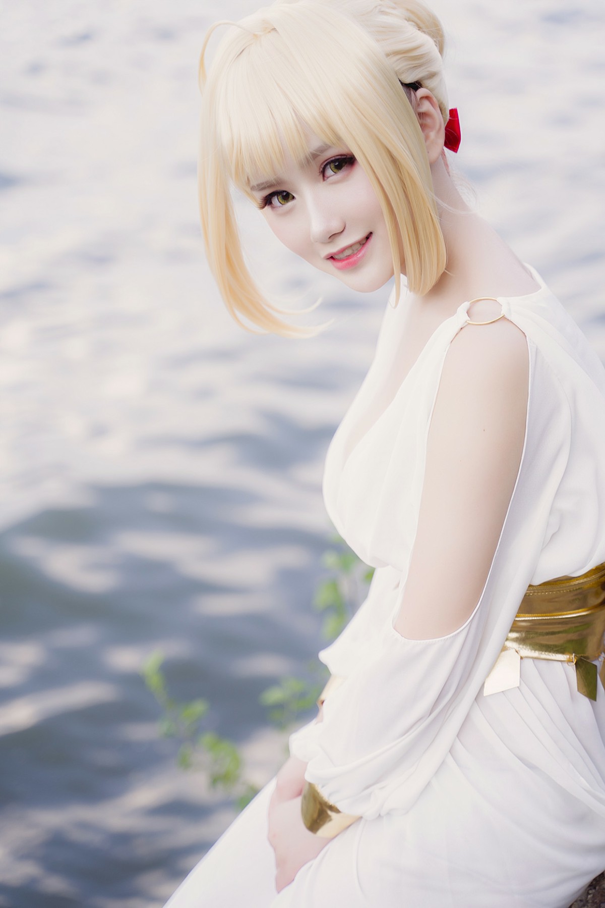 图片[34]-甜美女神 白裙飘逸难以抵挡的诱惑 – COSPLAY-御萝岛屿