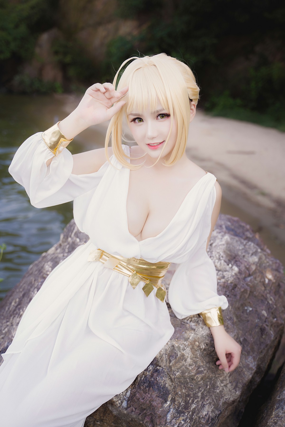 图片[35]-甜美女神 白裙飘逸难以抵挡的诱惑 – COSPLAY-御萝岛屿