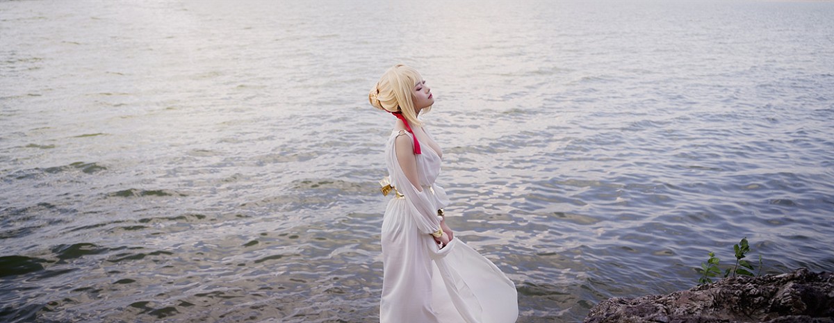 图片[37]-甜美女神 白裙飘逸难以抵挡的诱惑 – COSPLAY-御萝岛屿