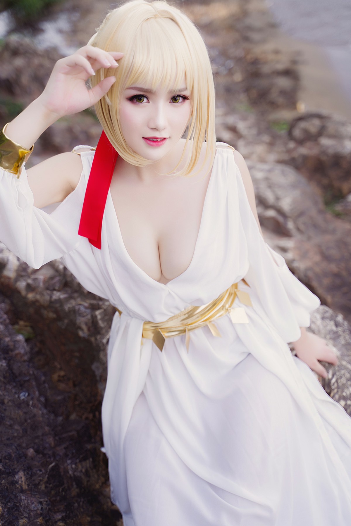 图片[39]-甜美女神 白裙飘逸难以抵挡的诱惑 – COSPLAY-御萝岛屿