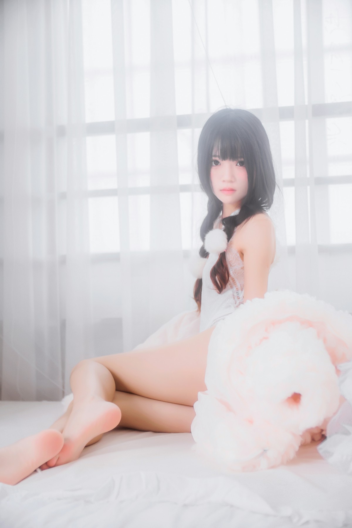 萝莉风COS 桜桃喵 – 纯白私房 – COSPLAY-御萝岛屿