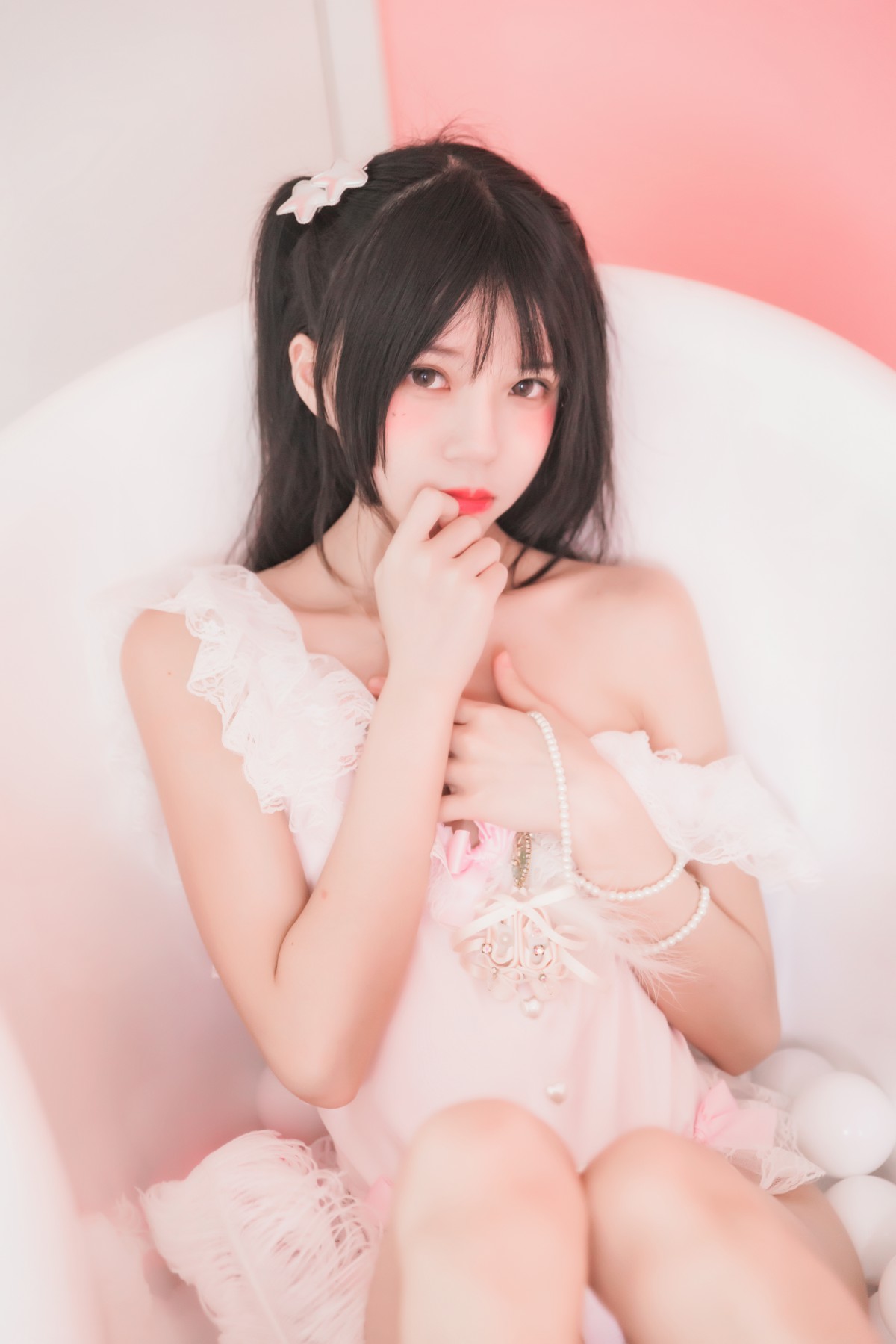 图片[13]-萝莉风COS 桜桃喵 –粉色浴缸 – COSPLAY-御萝岛屿