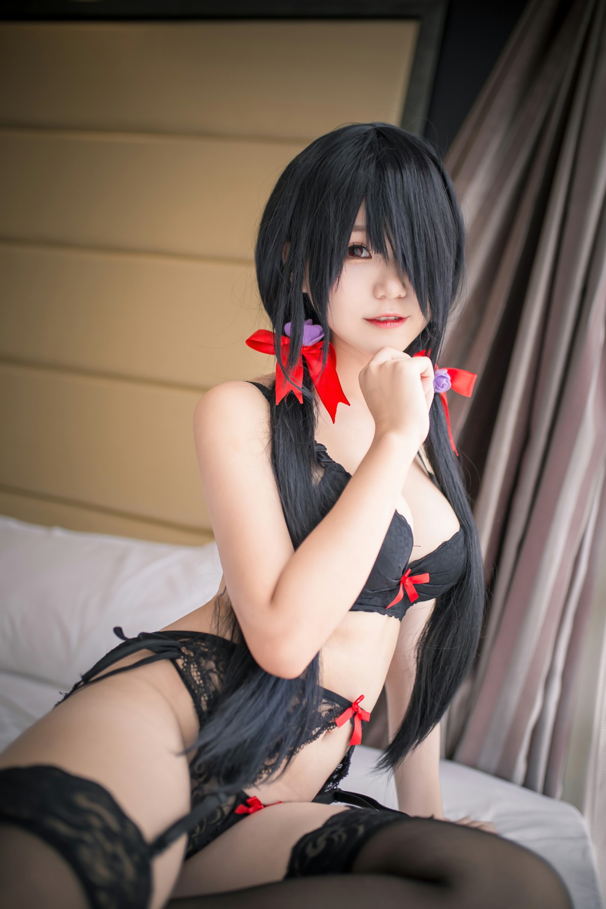 图片[2]-性感人气COSER Yoko宅夏Cos – 狂三内衣 – COSPLAY-御萝岛屿