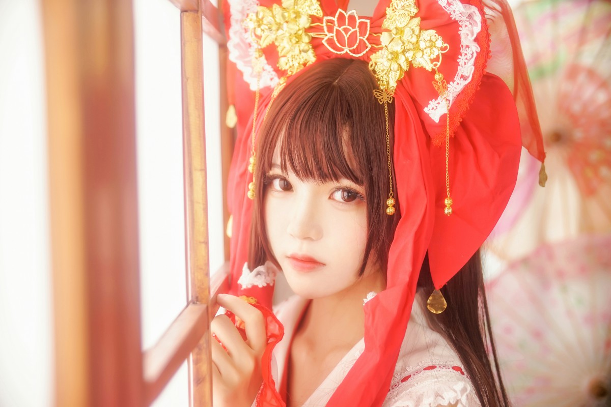 图片[8]-萝莉风COS 桜桃喵 – 灵梦 新年快乐 – COSPLAY-御萝岛屿