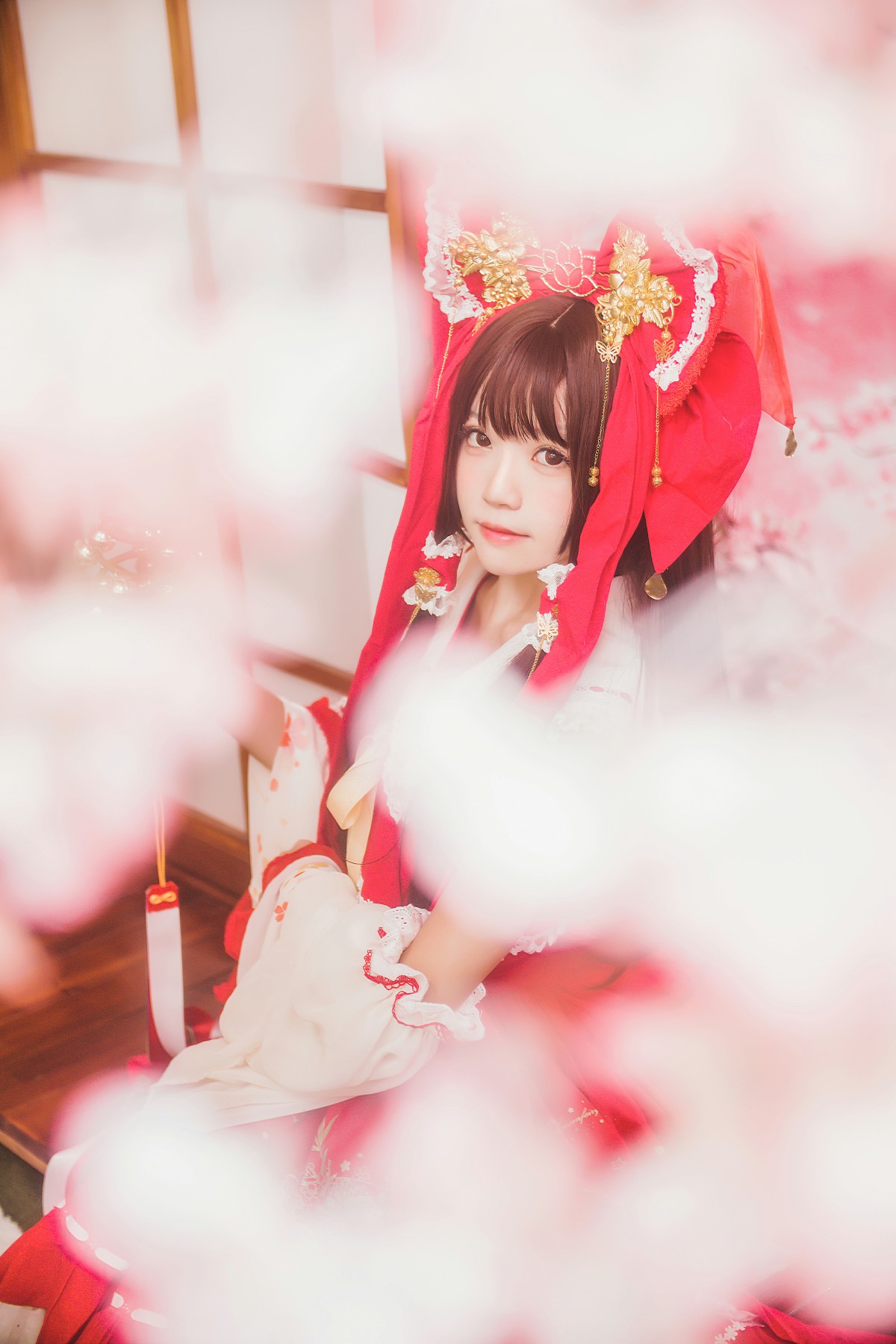 图片[26]-萝莉风COS 桜桃喵 – 灵梦 新年快乐 – COSPLAY-御萝岛屿