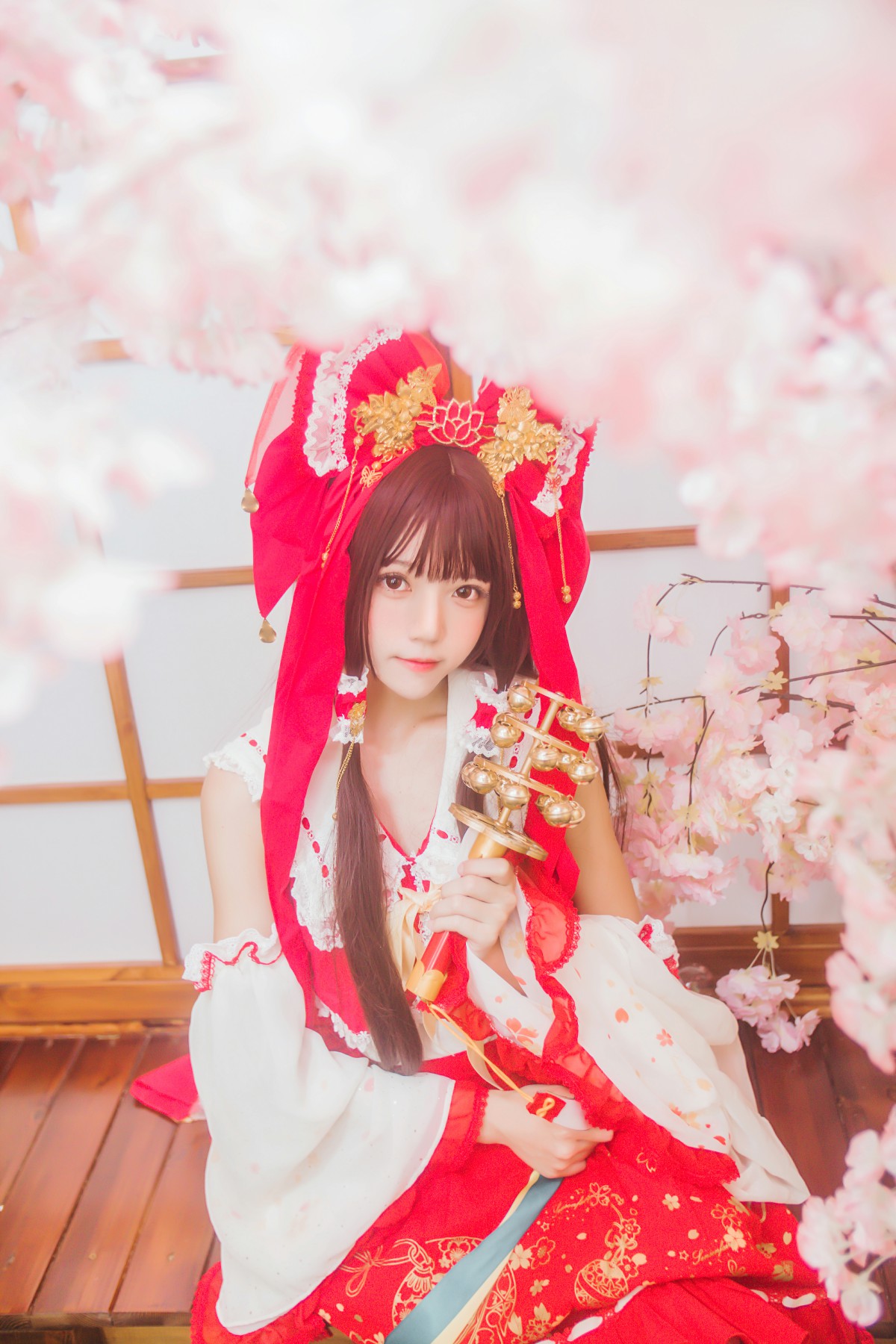 图片[30]-萝莉风COS 桜桃喵 – 灵梦 新年快乐 – COSPLAY-御萝岛屿