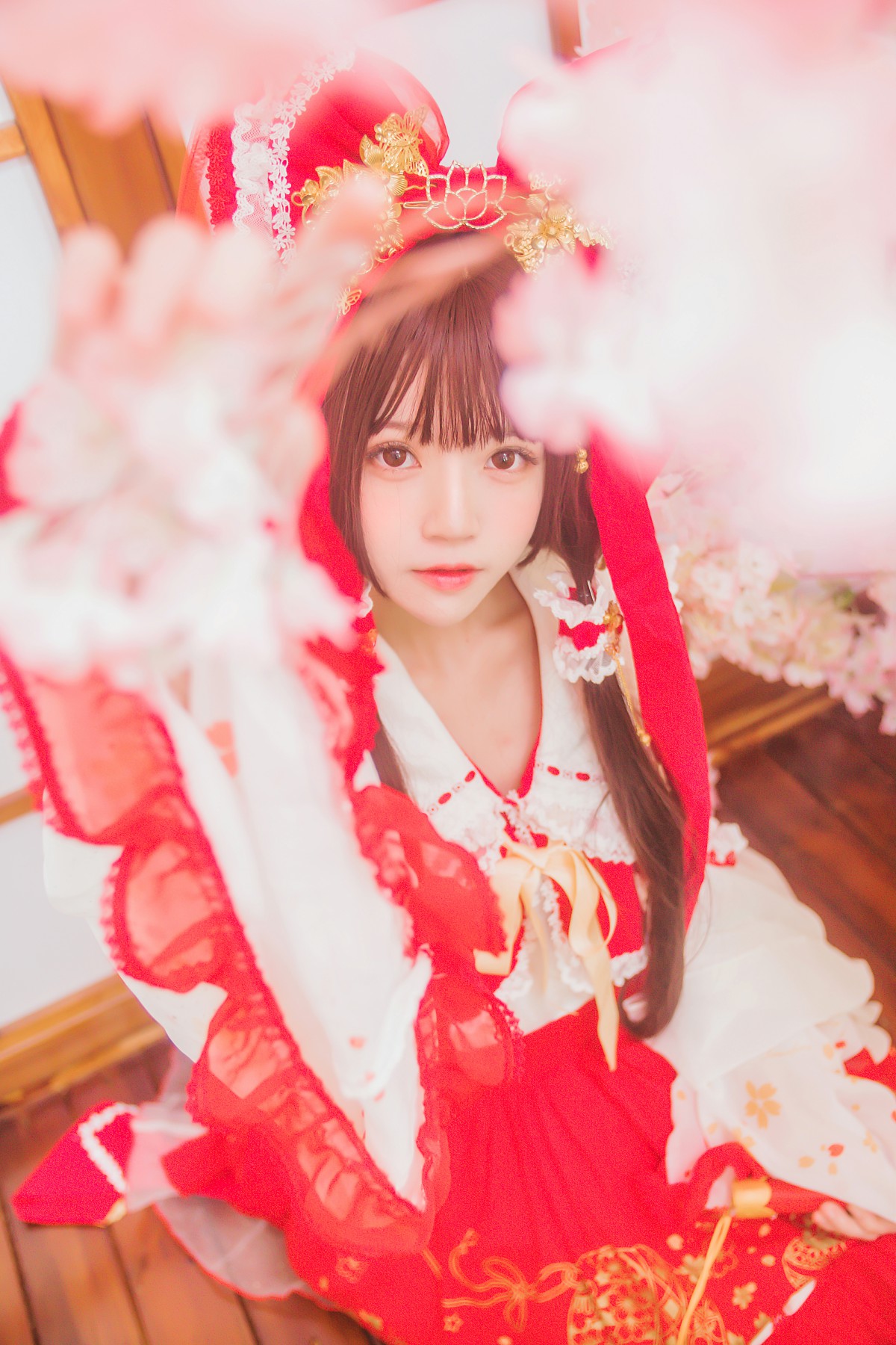 图片[31]-萝莉风COS 桜桃喵 – 灵梦 新年快乐 – COSPLAY-御萝岛屿