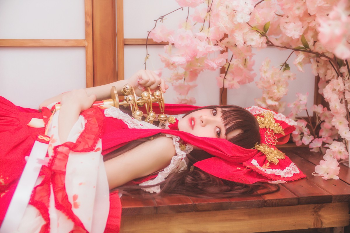 图片[36]-萝莉风COS 桜桃喵 – 灵梦 新年快乐 – COSPLAY-御萝岛屿
