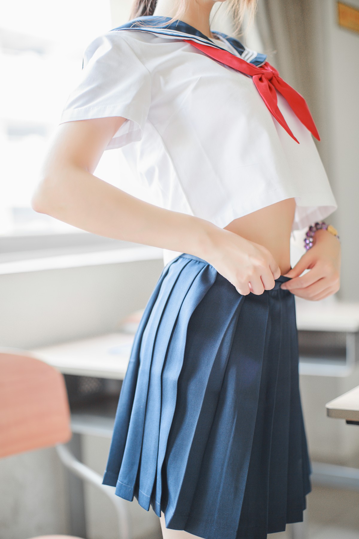 COS美女 疯猫ss – 同桌的水手服 - COSPLAY-御萝岛屿