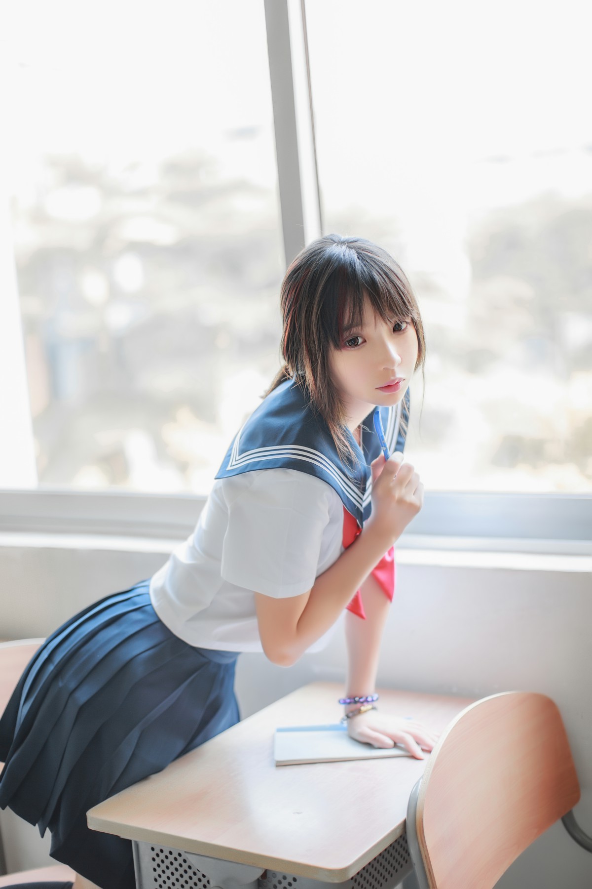 图片[3]-COS美女 疯猫ss – 同桌的水手服 – COSPLAY-御萝岛屿