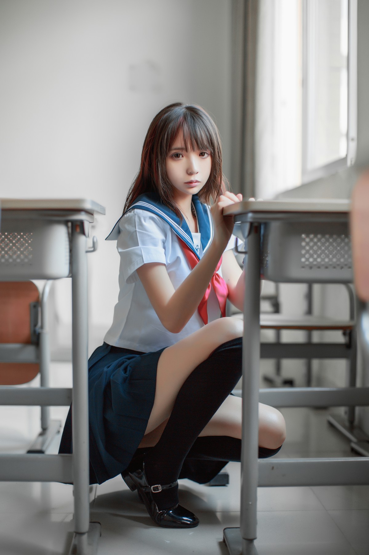 图片[5]-COS美女 疯猫ss – 同桌的水手服 – COSPLAY-御萝岛屿