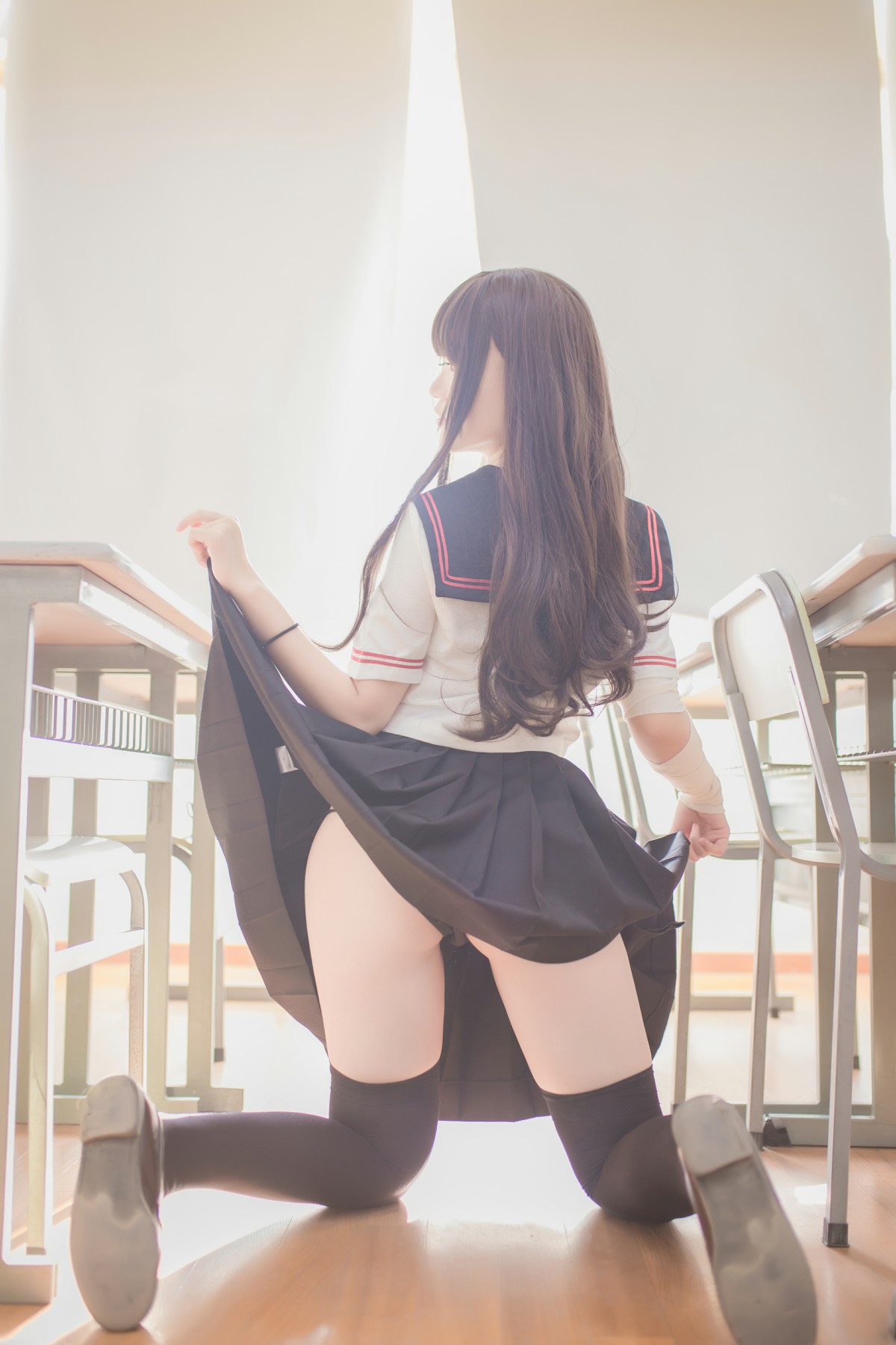 图片[14]-性感人气COSER Yoko宅夏Cos – 黑丝JK – COSPLAY-御萝岛屿