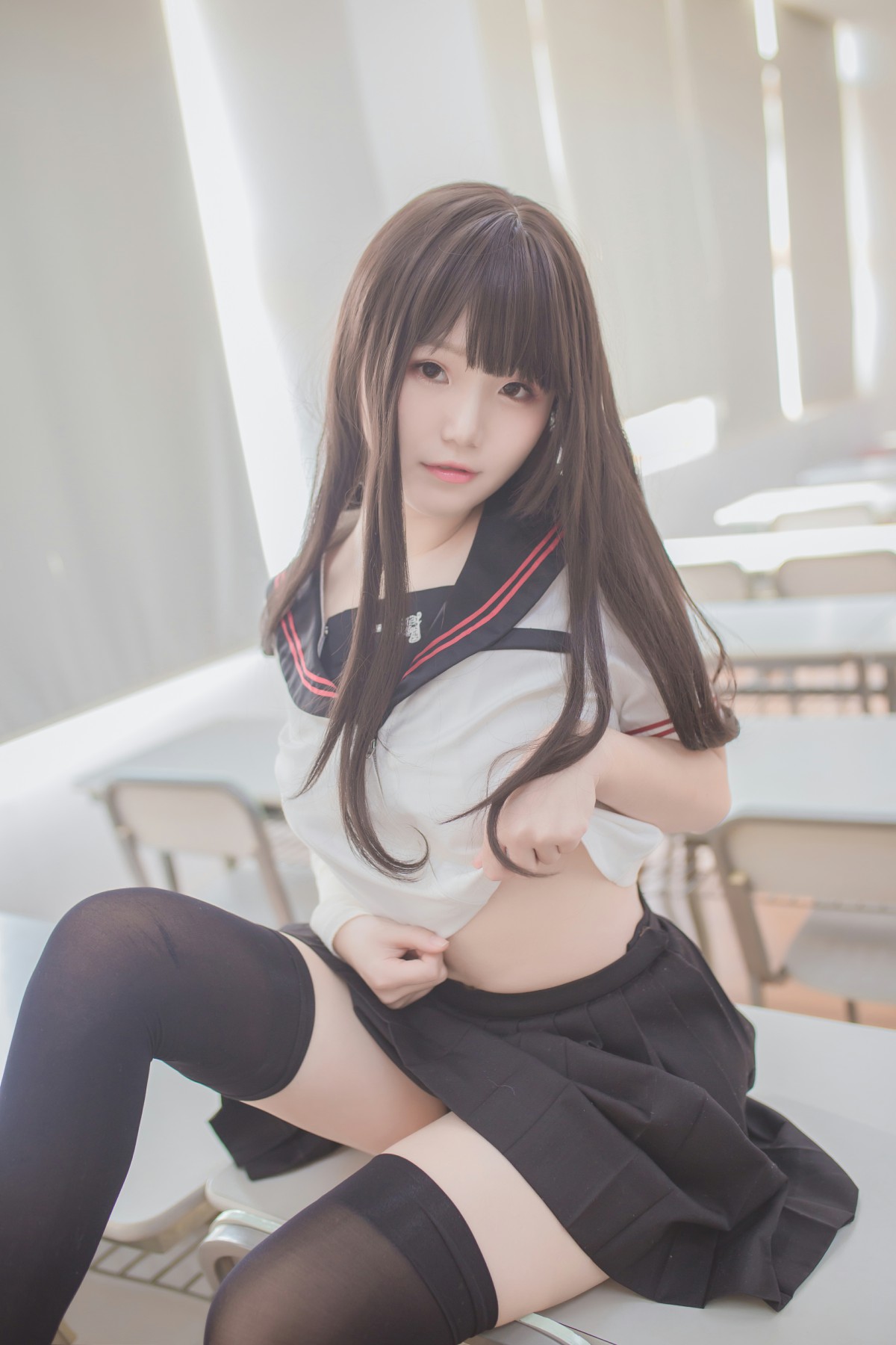 图片[23]-性感人气COSER Yoko宅夏Cos – 黑丝JK – COSPLAY-御萝岛屿