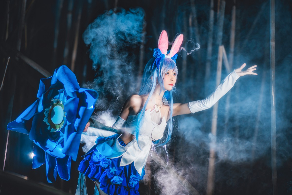 萝莉风COS 桜桃喵 – 花间舞 – COSPLAY-御萝岛屿