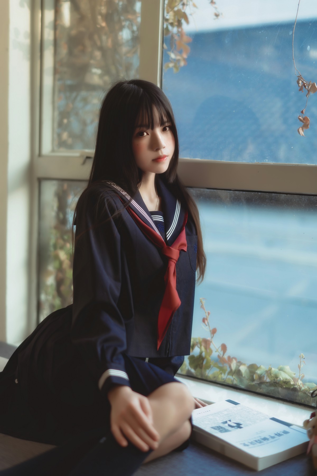 图片[30]-萝莉风COS 桜桃喵 – 黑色水手服 – COSPLAY-御萝岛屿