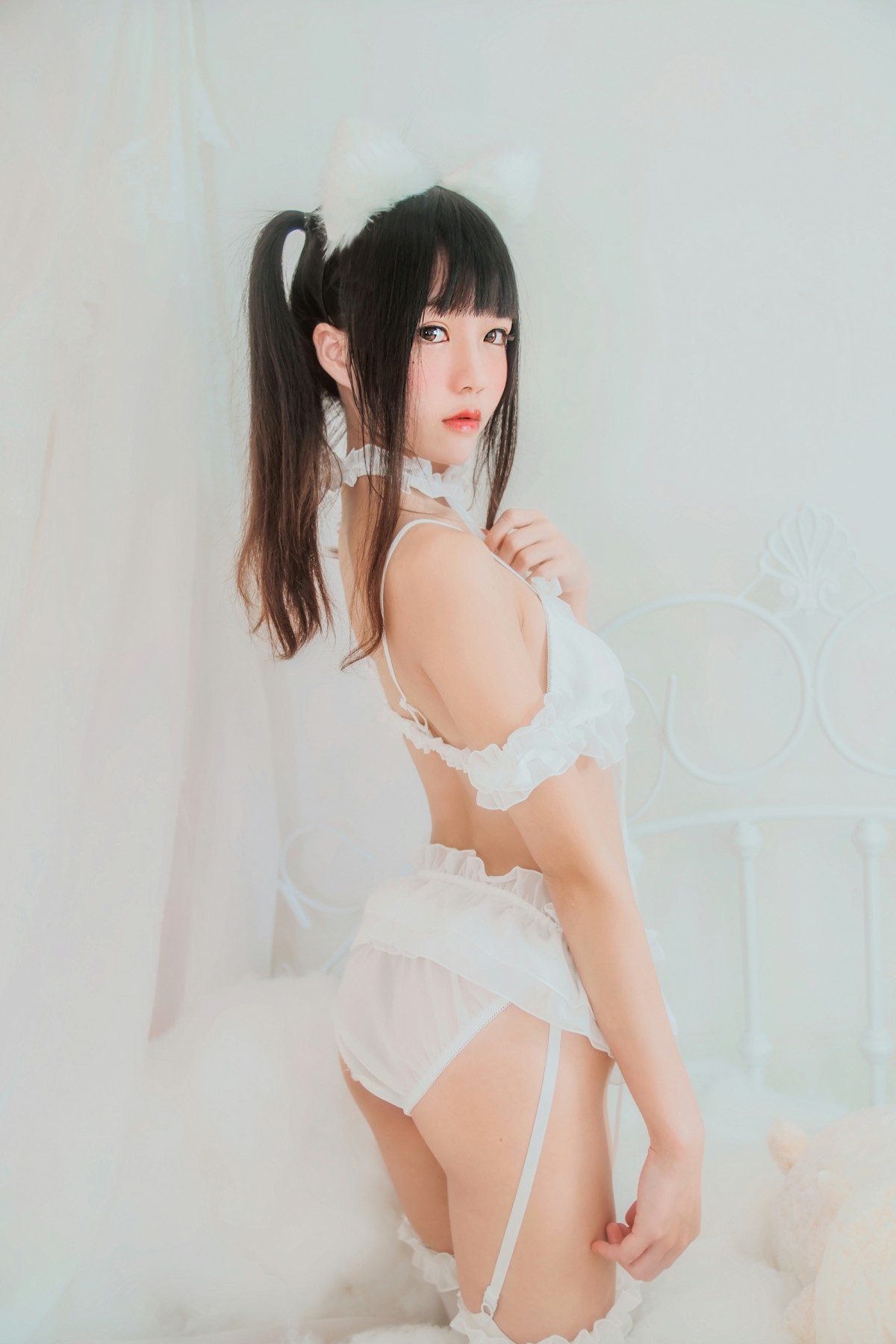 图片[6]-萝莉风COS 桜桃喵 – 白猫 – COSPLAY-御萝岛屿