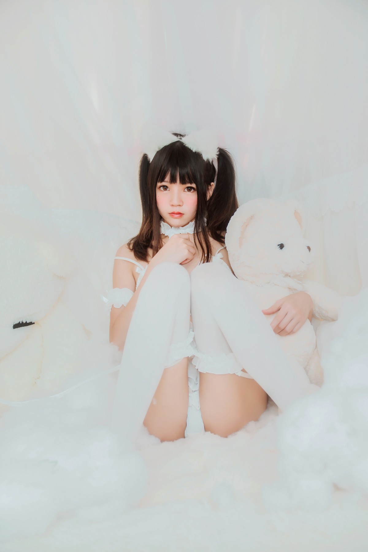 图片[17]-萝莉风COS 桜桃喵 – 白猫 – COSPLAY-御萝岛屿