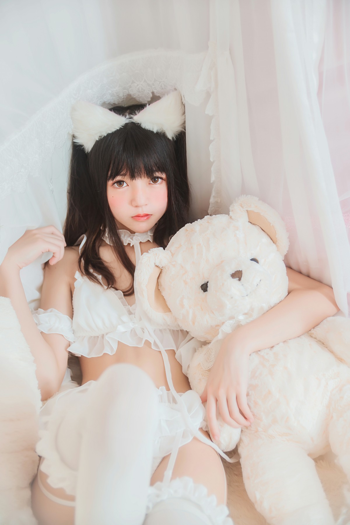 图片[25]-萝莉风COS 桜桃喵 – 白猫 – COSPLAY-御萝岛屿