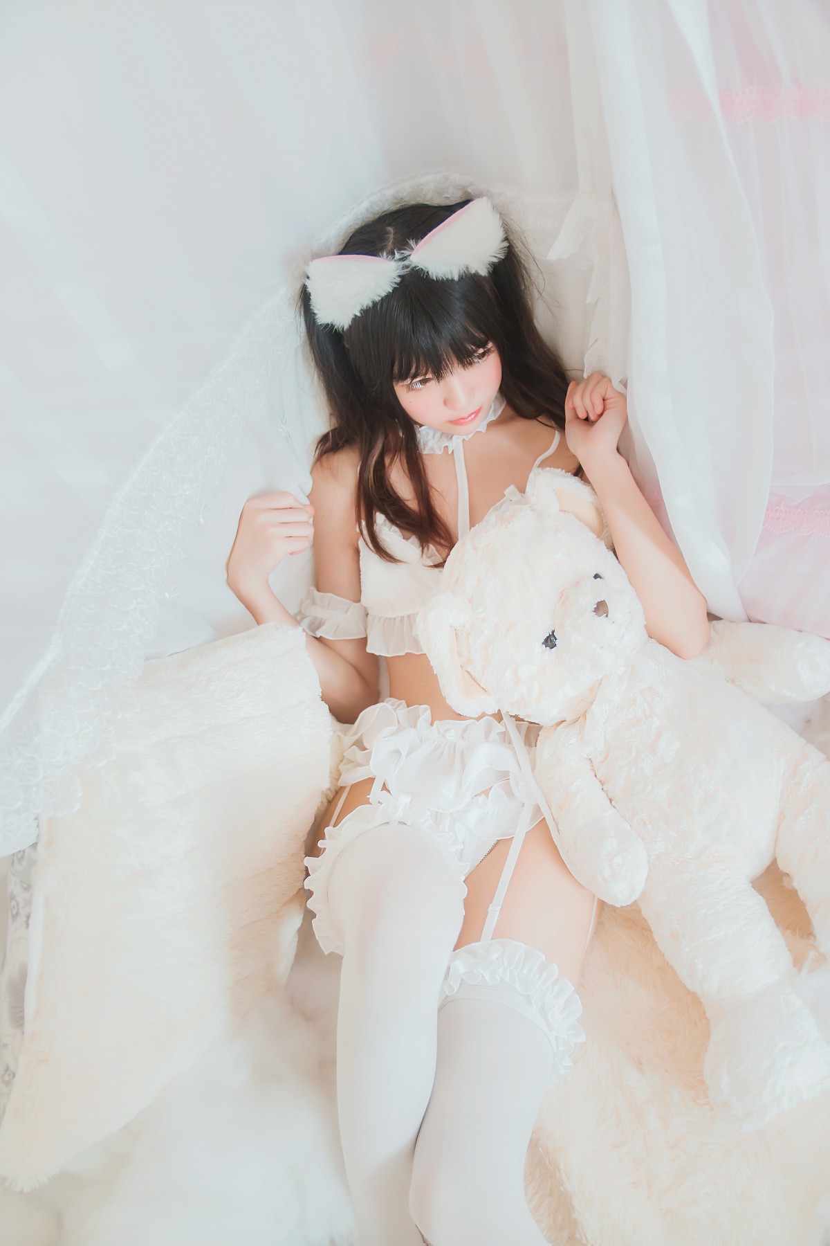 图片[26]-萝莉风COS 桜桃喵 – 白猫 – COSPLAY-御萝岛屿