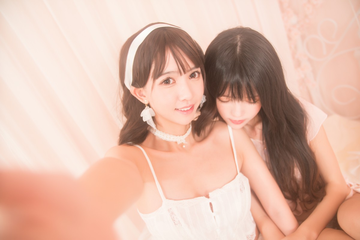 图片[12]-萝莉风COS 桜桃喵&amp;鳗鱼霏子 – 百合 – COSPLAY-御萝岛屿