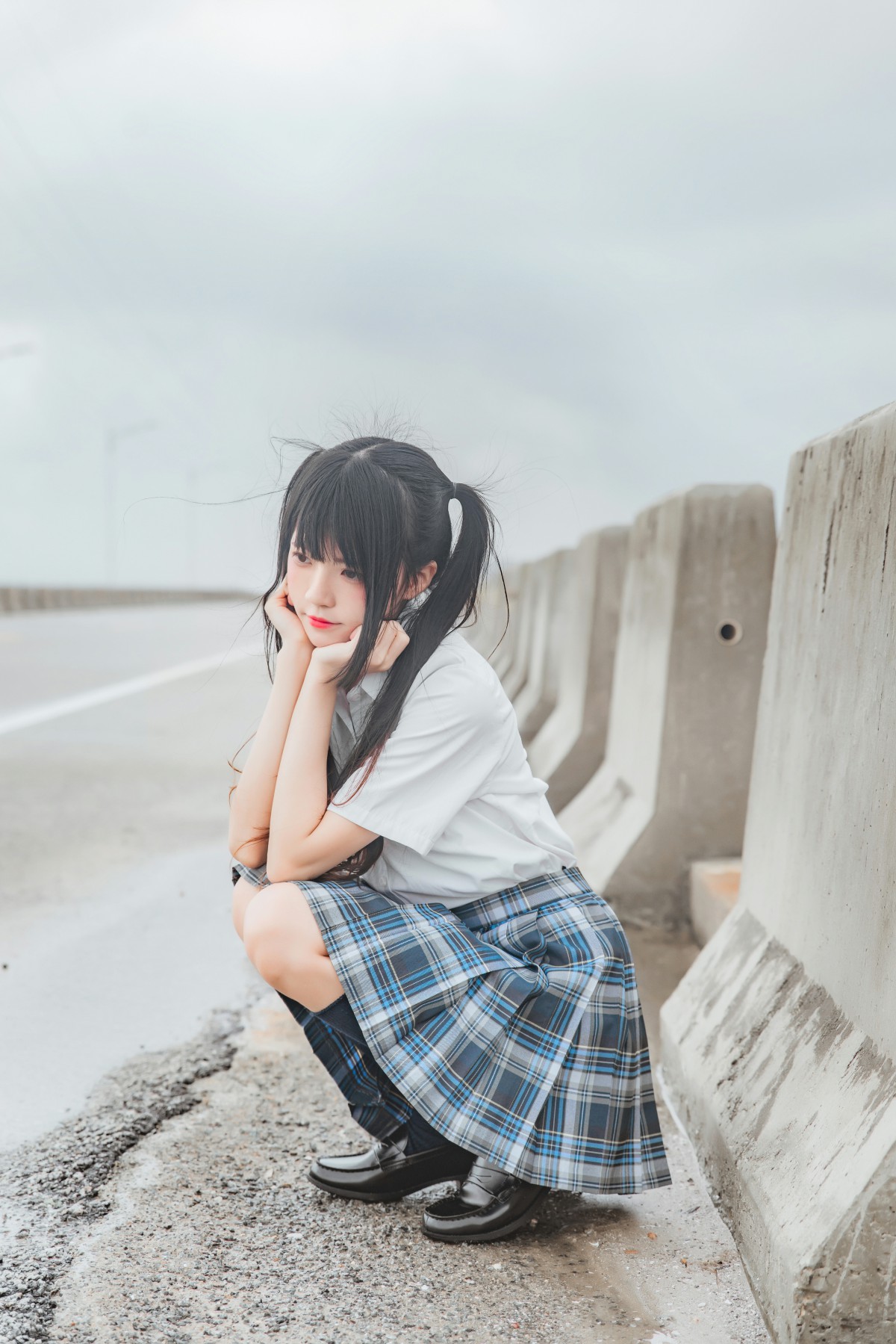 萝莉风COS 桜桃喵 – 耳畔的风 - COSPLAY-御萝岛屿